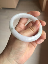 Load image into Gallery viewer, 56.3mm certified 100% natural type A icy watery green/purple jadeite jade bangle AR114-3556