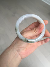 Load image into Gallery viewer, 57.5mm Certified Type A 100% Natural icy watery white purple black brown Jadeite Jade bangle H156-7041