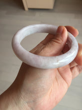 Load image into Gallery viewer, 60mm Certified Type A 100% Natural sunny green/white/purple Jadeite Jade bangle BL4-0367