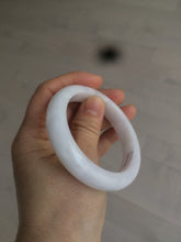 Load image into Gallery viewer, 52.9mm 100% natural Type A light purple/white jadeite jade bangle K109-8010