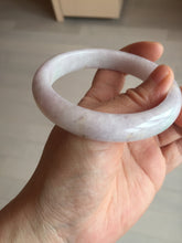 Load image into Gallery viewer, 60mm Certified Type A 100% Natural sunny green/white/purple Jadeite Jade bangle BL4-0367