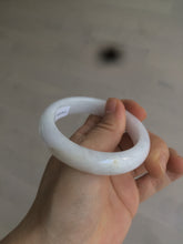 Load image into Gallery viewer, 52.9mm 100% natural Type A light purple/white jadeite jade bangle K109-8010