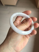 Load image into Gallery viewer, 56.3mm certified 100% natural type A icy watery green/purple jadeite jade bangle AR114-3556