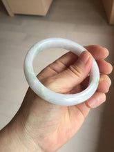 Load image into Gallery viewer, 56.3mm certified 100% natural type A icy watery green/purple jadeite jade bangle AR114-3556