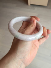 Load image into Gallery viewer, 60mm Certified Type A 100% Natural sunny green/white/purple Jadeite Jade bangle BL4-0367