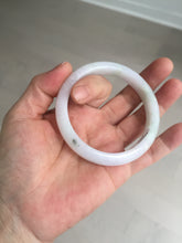 Load image into Gallery viewer, 56.3mm certified 100% natural type A icy watery green/purple jadeite jade bangle AR114-3556