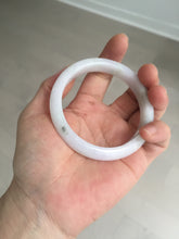 Load image into Gallery viewer, 56.3mm certified 100% natural type A icy watery green/purple jadeite jade bangle AR114-3556