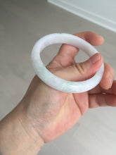 Load image into Gallery viewer, 56.3mm certified 100% natural type A icy watery green/purple jadeite jade bangle AR114-3556