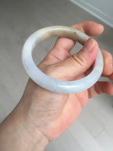 Load image into Gallery viewer, 57.2mm Certified Type A 100% Natural icy watery white purple black brown Jadeite Jade bangle H154-7049