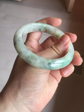 Load image into Gallery viewer, 55.5mm Certified 100% natural Type A fresh green yellow orange jadeite jade bangle BN1-6331