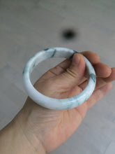 Load image into Gallery viewer, 59.5mm Certified 100% natural type A green white/light purple jadeite jade bangle AT86-9566