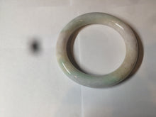 Load image into Gallery viewer, 57.8mm certified 100% natural type A light sunny green/purple/yellow chubby round cut jadeite jade bangle BF36- 9222
