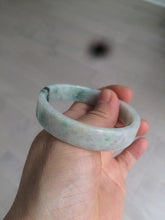 Load image into Gallery viewer, 51.7mm Certified type A 100% Natural sunny green/purple square Jadeite Jade  bangle AZ56-7274