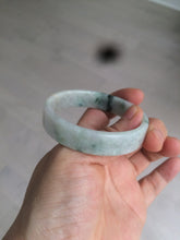Load image into Gallery viewer, 51.7mm Certified type A 100% Natural sunny green/purple square Jadeite Jade  bangle AZ56-7274