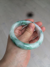 Load image into Gallery viewer, 57.5mm Certified 100% natural Type A sunny green/purple jadeite jade bangle AY50-4124