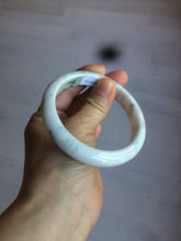 Load image into Gallery viewer, 59.7mm Certified 100% natural type A green white/light purple jadeite jade bangle AT84-9537
