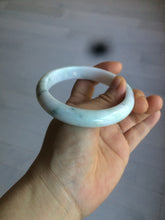 Load image into Gallery viewer, 59.7mm Certified 100% natural type A green white/light purple jadeite jade bangle AT84-9537