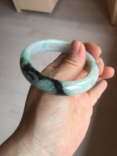 Load image into Gallery viewer, 53.9mm 100% natural Type A sunny green white purple jadeite jade bangle BN4-8233
