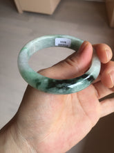 Load image into Gallery viewer, 53.9mm 100% natural Type A sunny green white purple jadeite jade bangle BN4-8233