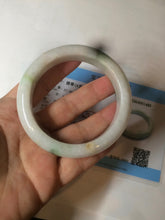Load image into Gallery viewer, 57mm certified Type A 100% Natural green/red/white jadeite jade bangle BF38-1465