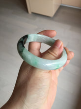 Load image into Gallery viewer, 53.9mm 100% natural Type A sunny green white purple jadeite jade bangle BN4-8233