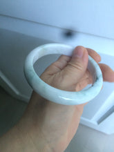 Load image into Gallery viewer, 59.7mm Certified 100% natural type A green white/light purple jadeite jade bangle AT84-9537