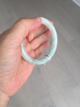 Load image into Gallery viewer, 54.8mm certified natural 100% natural Type A light green round cut jadeite jade bangle BP2-4990