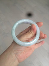 Load image into Gallery viewer, 54.9mm certified 100% natural Type A light green chubby jadeite jade bangle BK76-3784