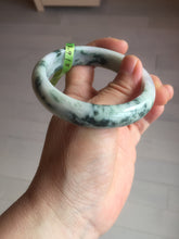 Load image into Gallery viewer, 56.8mm certificated Type A 100% Natural white/green/purple Jadeite Jade bangle E47-6211