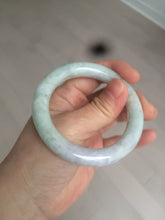 Load image into Gallery viewer, 51.5mm 100% natural Type A green/purple/yellow(FU LU SHOU) chubby jadeite jade bangle BK73-5807