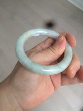 Load image into Gallery viewer, 51.5mm 100% natural Type A green/purple/yellow(FU LU SHOU) chubby jadeite jade bangle BK73-5807