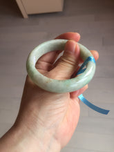 Load image into Gallery viewer, 51.8mm Certified type A 100% Natural sunny green Jadeite Jade bangle E45-0216