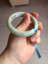Load image into Gallery viewer, 51.8mm Certified type A 100% Natural sunny green Jadeite Jade bangle E45-0216