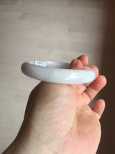 Load image into Gallery viewer, 56.3mm certified 100% natural type A icy watery green/purple jadeite jade bangle AR114-3556