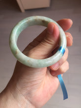 Load image into Gallery viewer, 51.8mm Certified type A 100% Natural sunny green Jadeite Jade bangle E45-0216