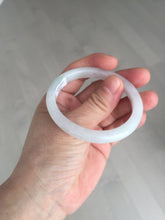 Load image into Gallery viewer, 49mm certified 100% natural Type A icy watery sunny green white yellow jadeite jade bangle BN70-9367