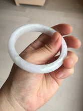 Load image into Gallery viewer, 56.3mm certified 100% natural type A icy watery green/purple jadeite jade bangle AR114-3556