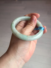 Load image into Gallery viewer, 54.6mm certified 100% natural Type A sunny green jadeite jade bangle E47-0222
