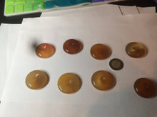 Load image into Gallery viewer, 30.5mm 100% natural icy clear red/yellow agate safety guardian donut add  on item SY25