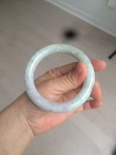 Load image into Gallery viewer, 56.6mm 100% natural Type A green/purple/yellow(FU LU SHOU) chubby jadeite jade bangle BK72-5808