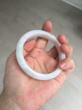 Load image into Gallery viewer, 56.3mm certified 100% natural type A icy watery green/purple jadeite jade bangle AR114-3556
