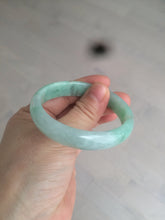 Load image into Gallery viewer, 50.5mm Certified Type A 100% Natural sunny apple green/red oval Jadeite Jade bangle BG61-0174