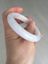 Load image into Gallery viewer, 56.6mm certified 100% natural Type A icy watery light purple/white jadeite jade bangle BP10-2678