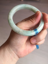 Load image into Gallery viewer, 54.6mm certified 100% natural Type A sunny green jadeite jade bangle E47-0222