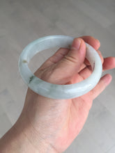 Load image into Gallery viewer, 59.5mm Certified Type A 100% Natural icy watery light green blue Jadeite Jade bangle BN68-2596