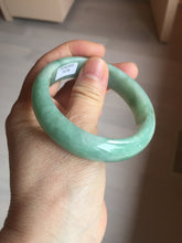 Load image into Gallery viewer, 54.9mm certified natural Type A apple green red jadeite jade bangle BN10-7078
