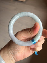 Load image into Gallery viewer, 53.3mm certified 100% natural Type A light green purple round cut jadeite jade bangle AX138-0787