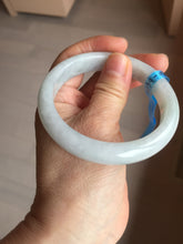 Load image into Gallery viewer, 57.8mm certified 100% certified natural  light green jadeite jade bangle AX139-0797