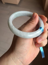 Load image into Gallery viewer, 57.8mm certified 100% certified natural  light green jadeite jade bangle AX139-0797