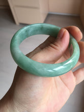 Load image into Gallery viewer, 54.9mm certified natural Type A apple green red jadeite jade bangle BN10-7078